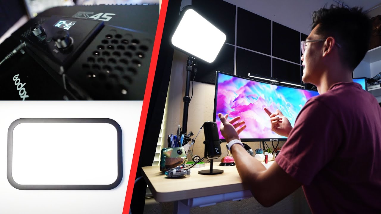 BETTER THAN the ELGATO KEY LIGHT?? | GODOX ES45