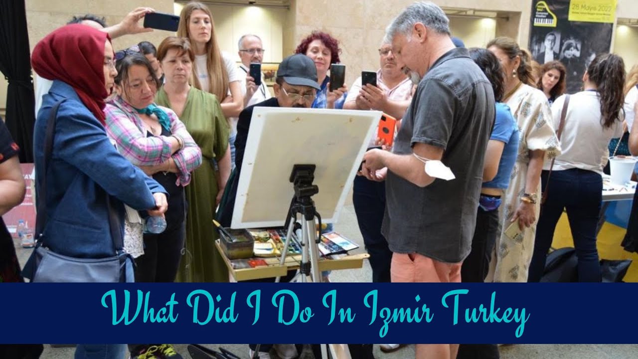 Live Watercolour Demonstration Festival In Izmir,Turkey 2022 🇹🇷