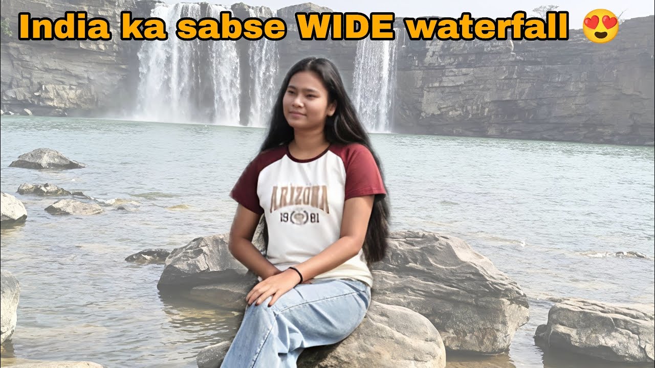 India ka Sabse WIDE Waterfall | ChitrakootWaterfall Bastar Vlog