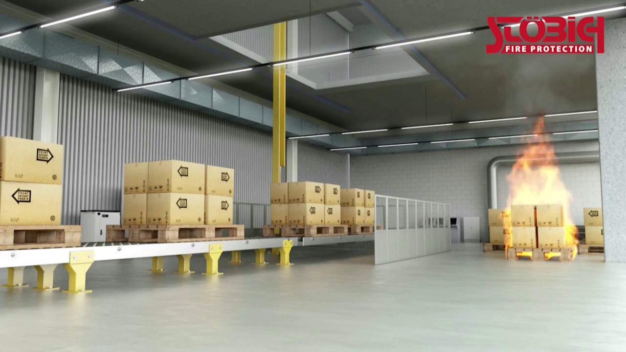 Fire protection for conveyor systems