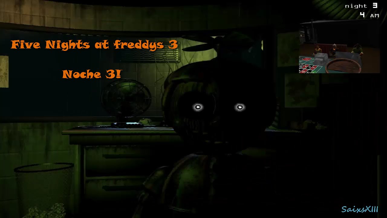 GTA SAN ANDREAS(LOQUENDO)//JUGANDO CON CJ Y SMOKE//FIVE NIGHTS AT FREDDYS NOCHE 3