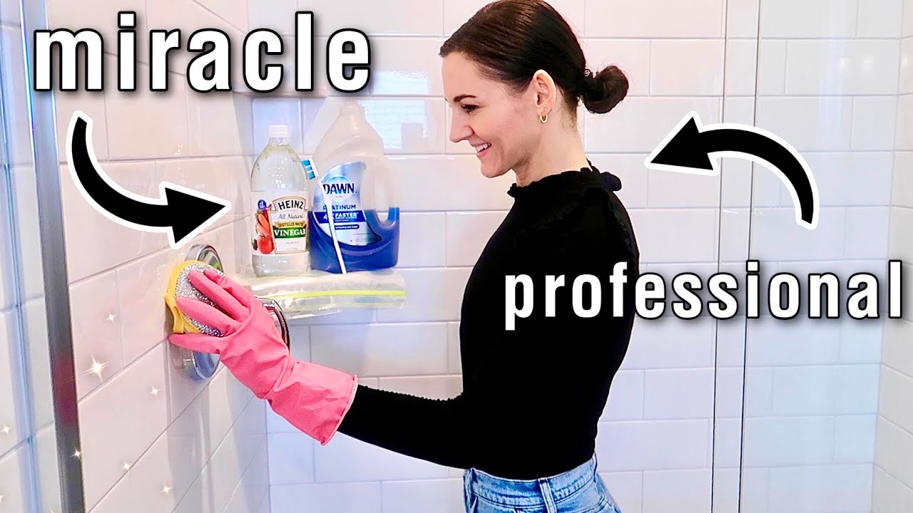 Here's how to *REALLY* use the Miracle Shower Cleaner! (Dollar Tree Hack)