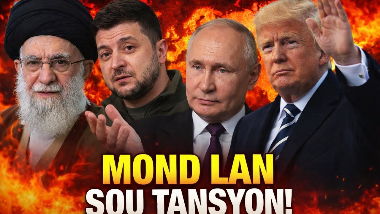 IRAN JWENN ALYE,TRUMP ANTRAVE MEN PUTINE FOUYE PYEL NAN GÈ A,