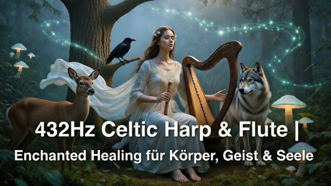 Magische Keltische Heilklänge – 432 Hz Harp & Flute (2 Lieder)