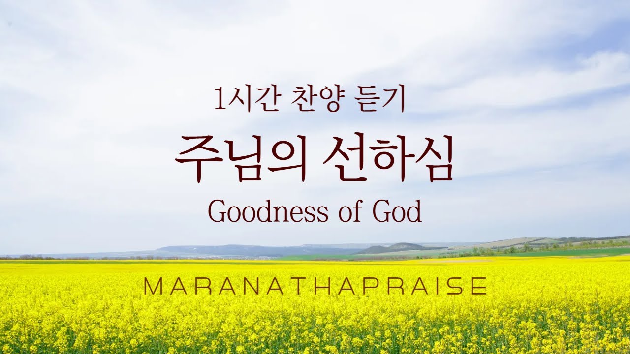 [1시간 찬양] 주님의 선하심 Goodness of God｜마라나타프레이즈 MARANATHA PRAISE 1hour worship song