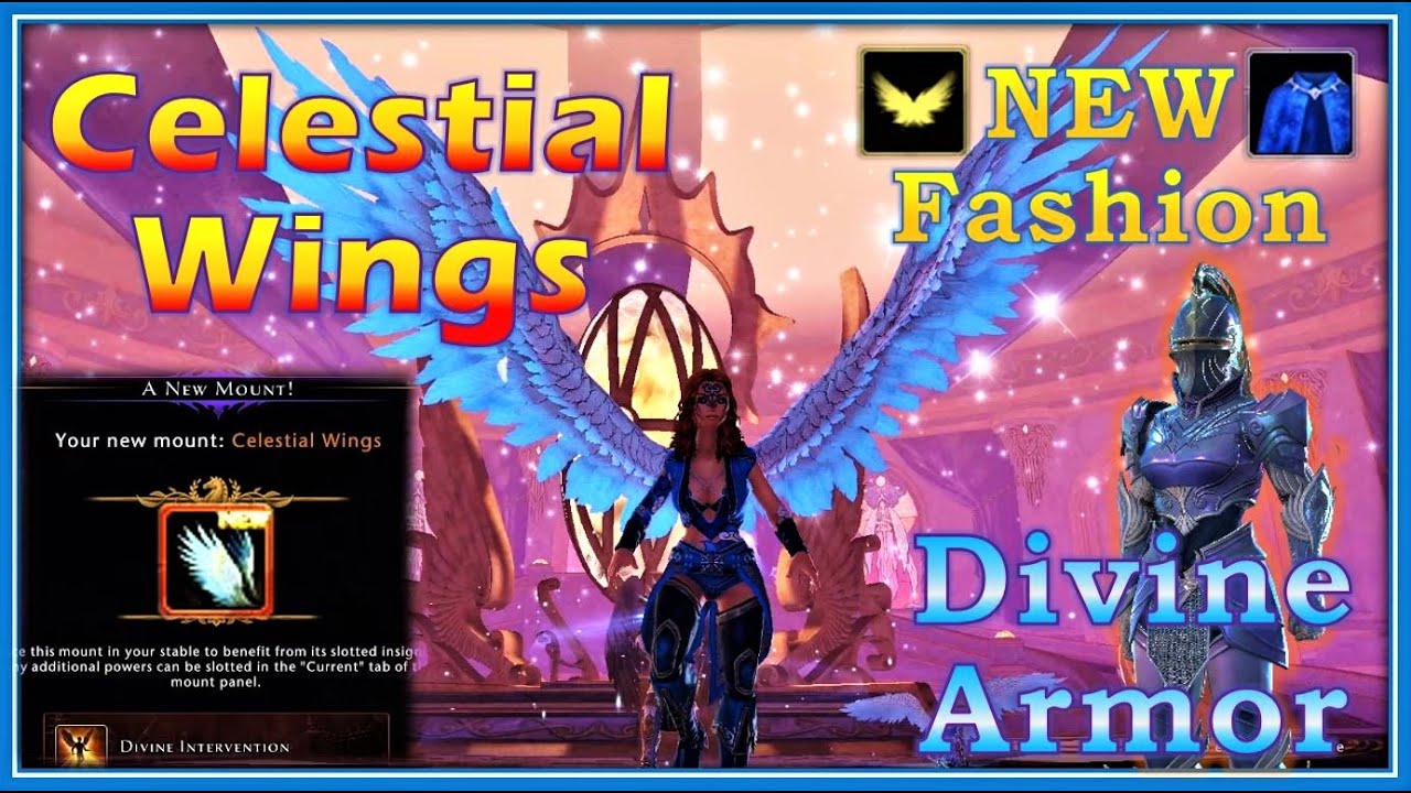 Celestial & Angel Wings NOW Available! NEW Armor & Upgrade Gear - Milestone 4 Complete - Neverwinter