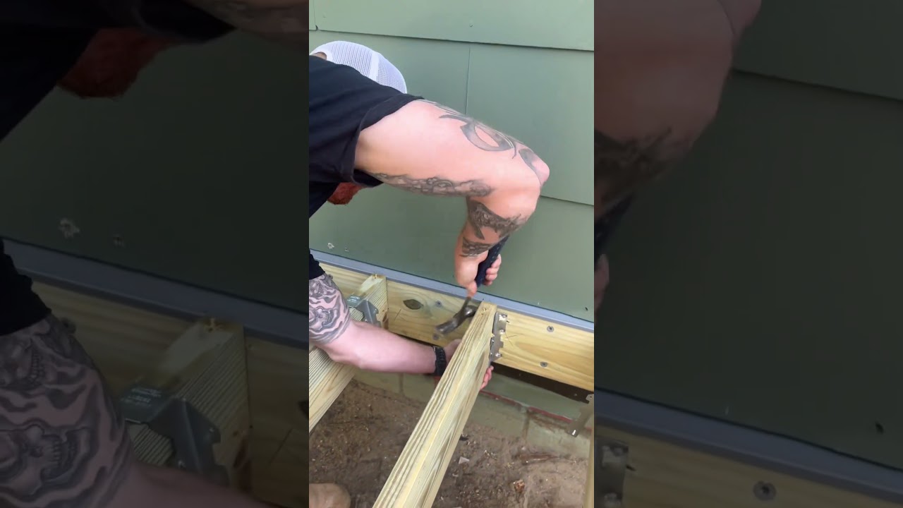 Proper installation of joist hanger