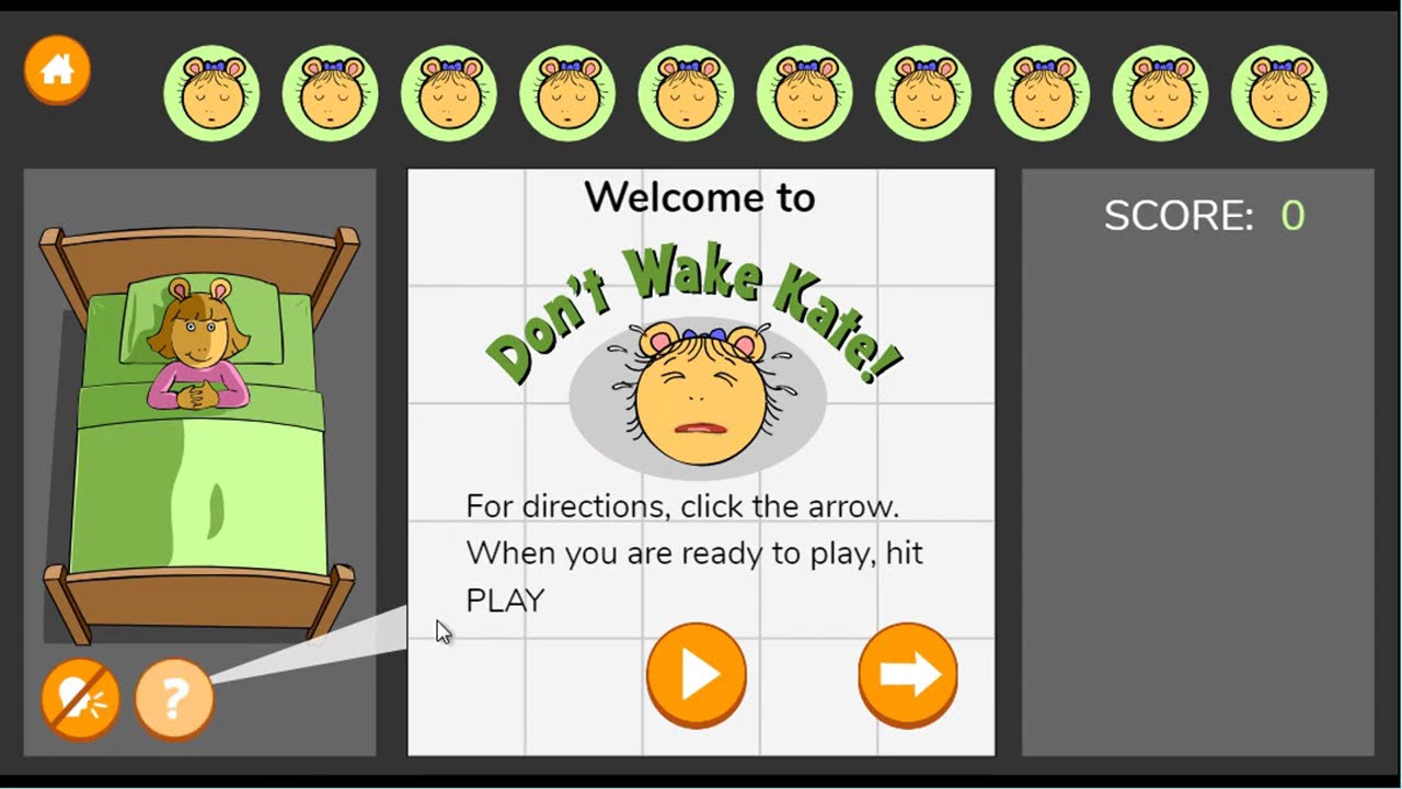 Don't Wake Kate - Arthur PC Game (Full Gameplay)