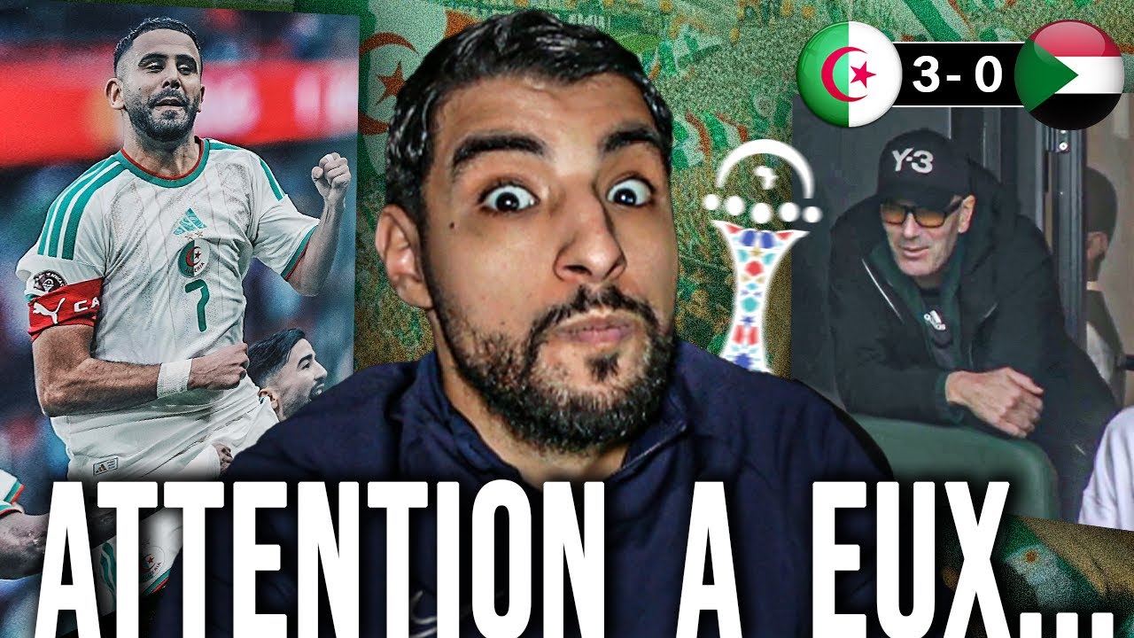 L'ALG&Eacute;RIE FRAPPE FORT !!! Alg&eacute;rie 3 vs 0 Soudan (CAN 2025)