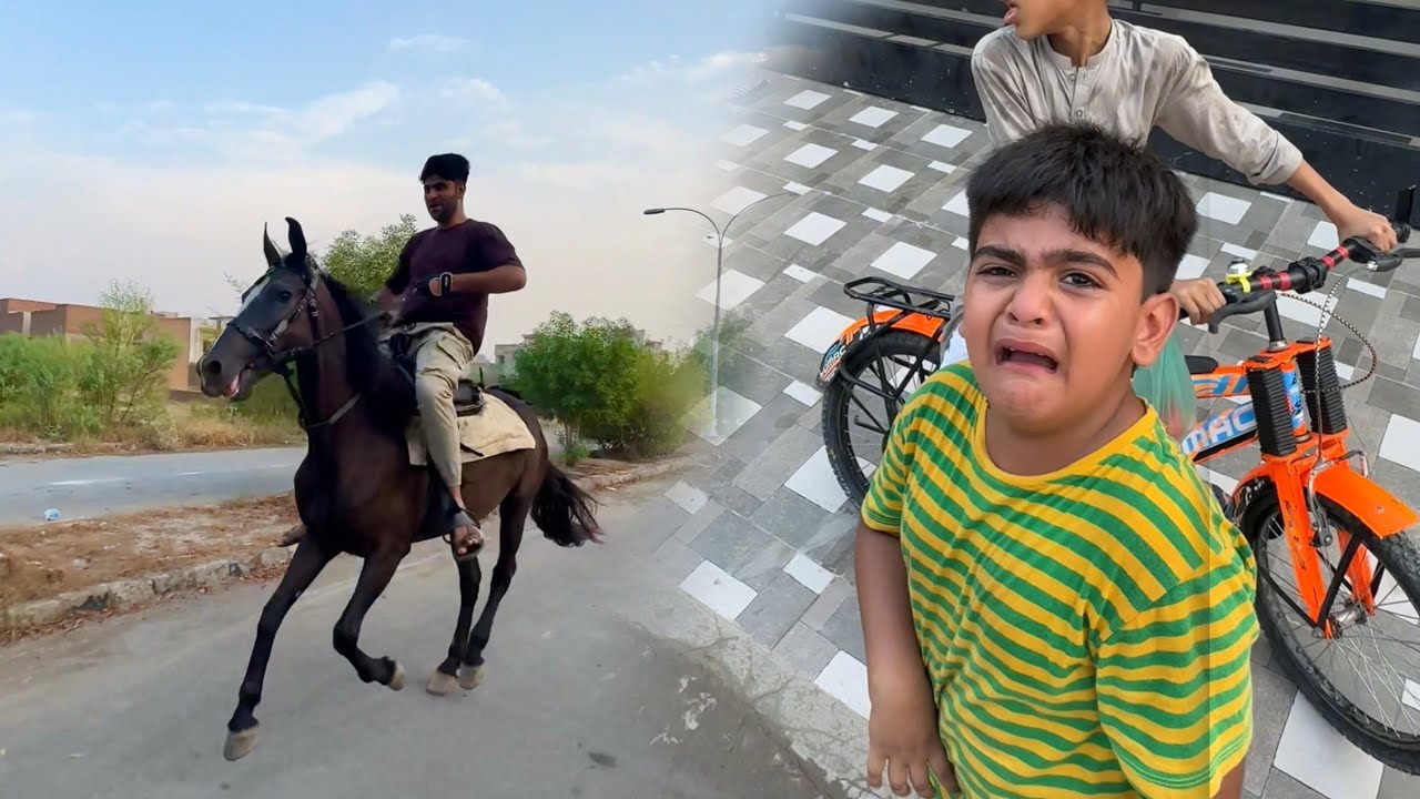 Shayan Ko Horse Riding krni hai Rone Lg Gea😅