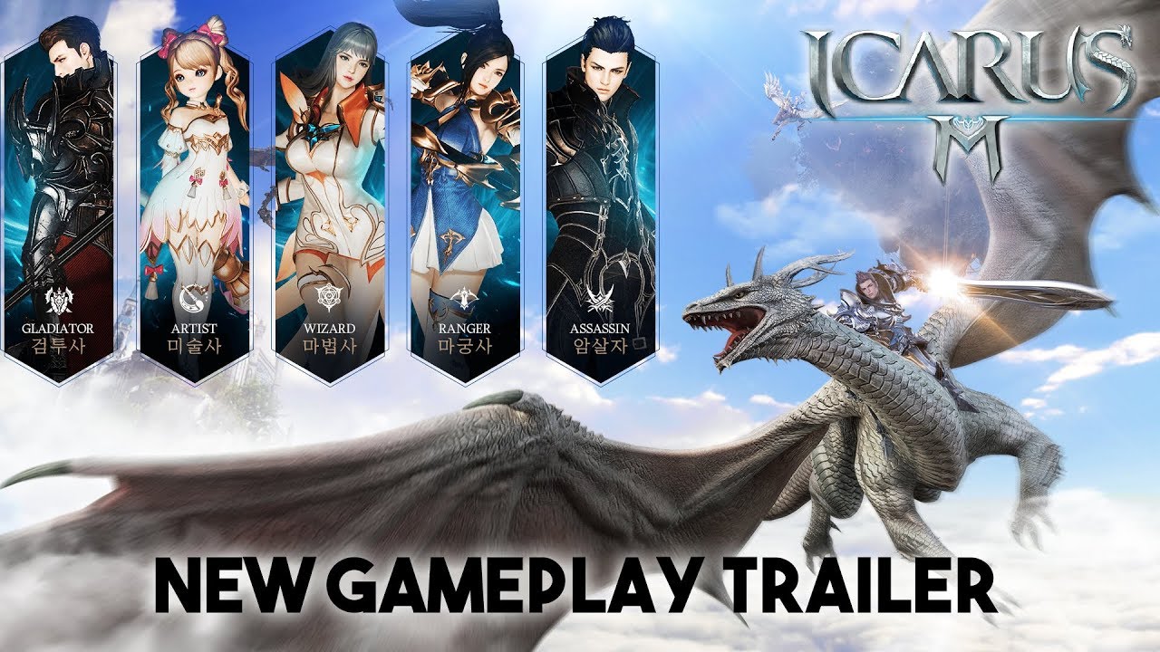 Icarus M Mobile MMORPG New Gameplay Trailer May 2018 + Pre - Registration