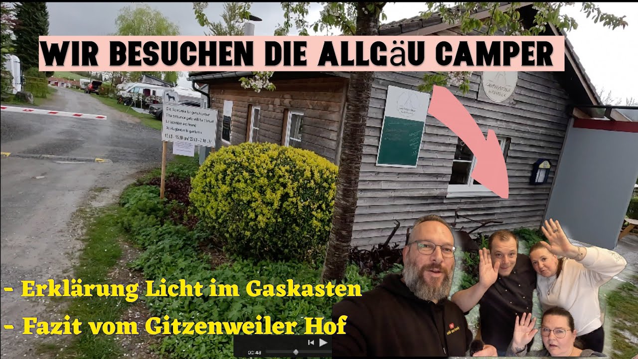 Ostern 2025 - Gitzenweiler Hof ***** - Wir besuchen die Allgäucamper