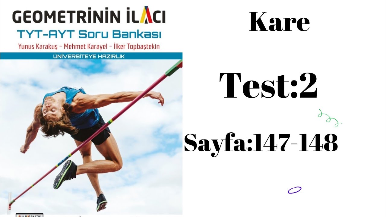 ACİL YAYINLARI GEOMETRİ NİNNİ İLACI TYT AYT SORU BANKASI Kare test:2