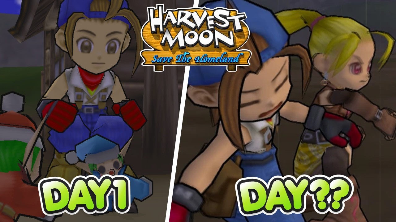 100 HARI HIDUP SAMPAI TAMAT DI HARVEST MOON SAVE THE HOMELAND [FULL MOVIE]