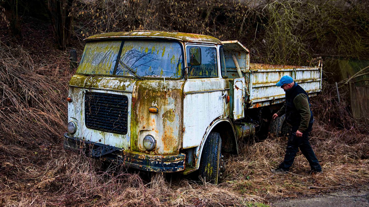 Starting an Abandoned Truck After 10 Years – What Dead Thing Was Hiding Inside?!