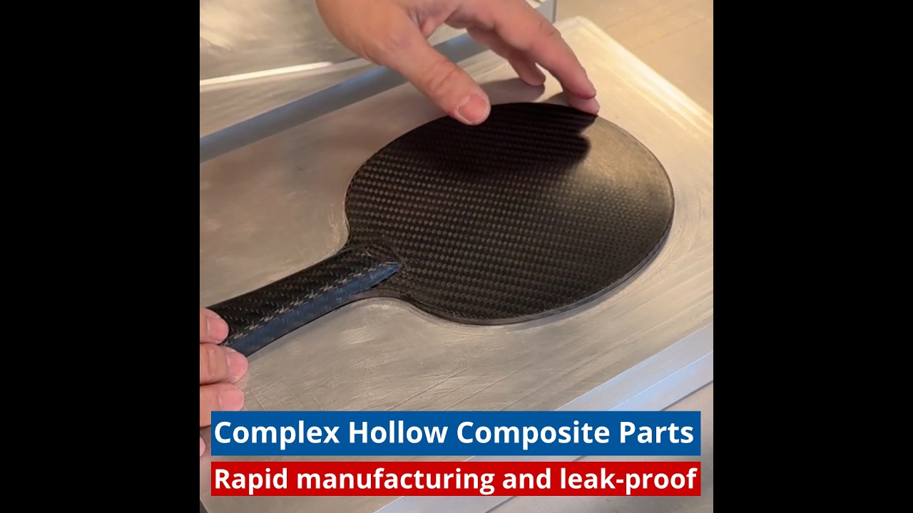 How we manufacture complex hollow composite parts using technical bladders.