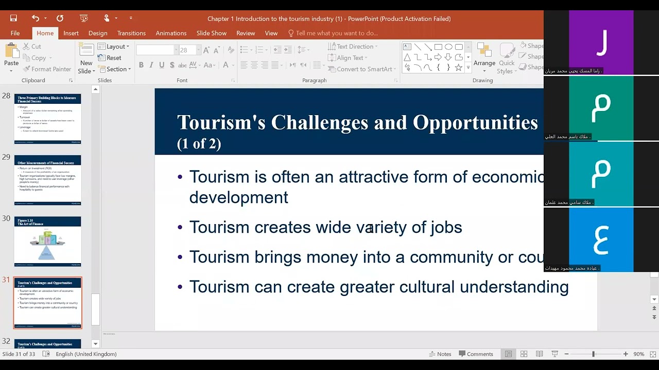 Chapter 1, lecture 2, introduction to tourism