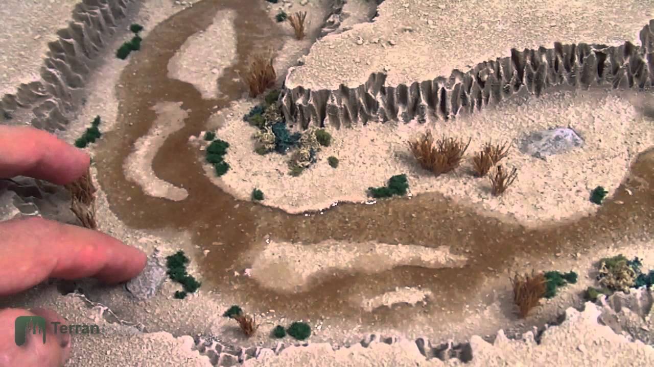 TerranScapes - Desert River Modular Boards - Wargame Terrain