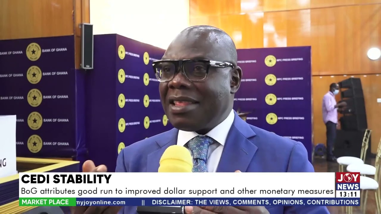 BoG attributes Cedi stability to improved dollar support and the other monetary measures