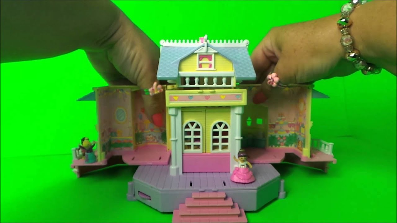 AMAZING 1993 Bluebird Toys POLLY POCKET Expanding American Dolls House
