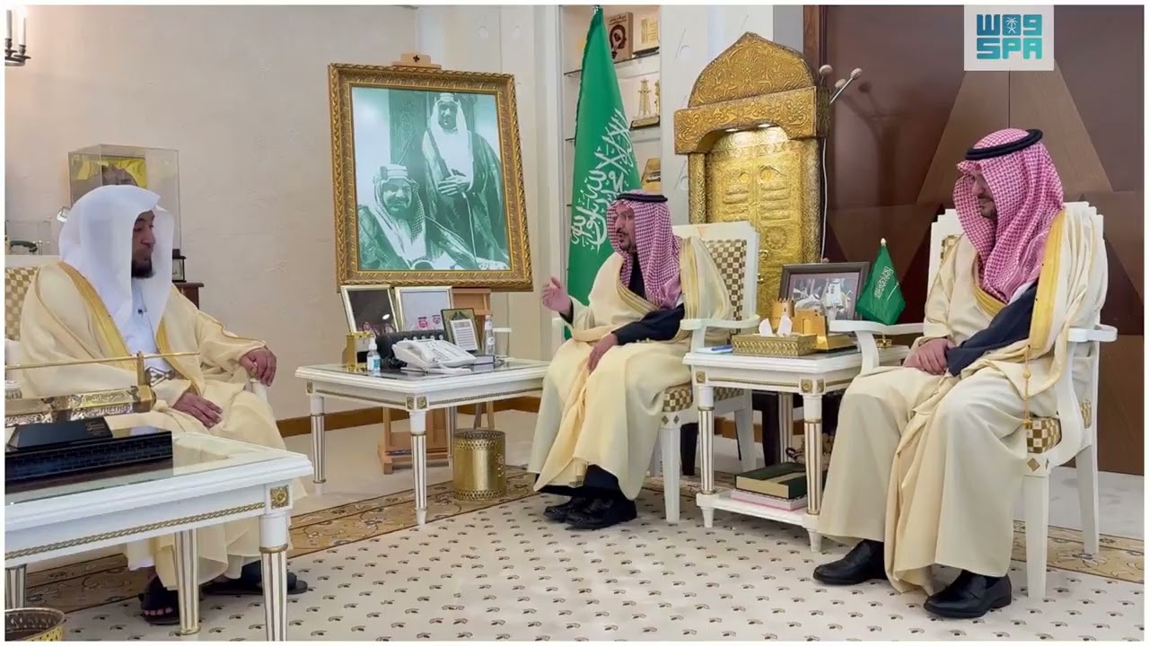 أمير القصيم يستقبل الشيخ الصقير بمناسبة تعيينه مفوَّضًا للإفتاء لمنطقتي القصيم وحائل #واس 