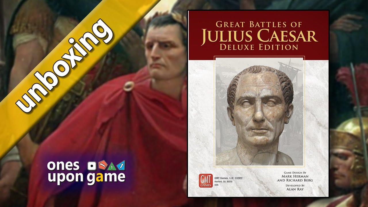 Great Battles of Julius Caesar Deluxe Edition || unboxing