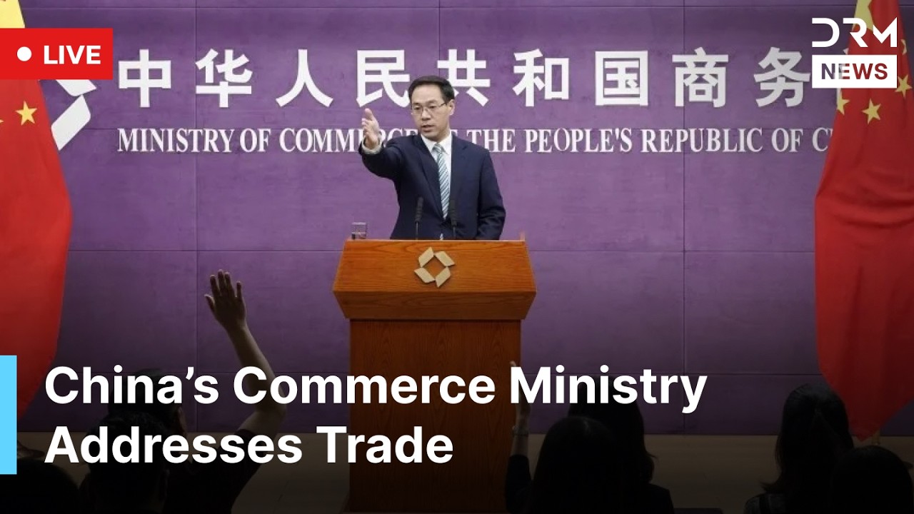 LIVE: China’s Commerce Ministry Addresses Trade, Economy at Weekly Press Conference