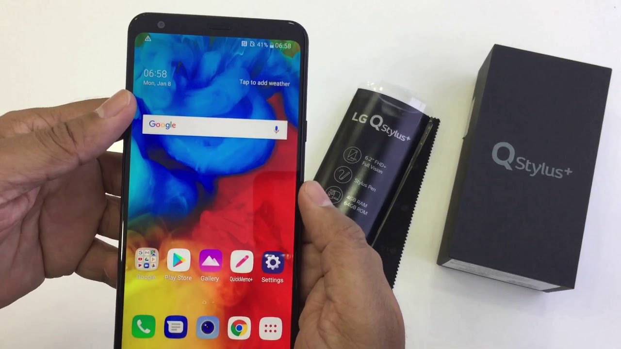 LG Q stylus Plus  unboxing and hand on