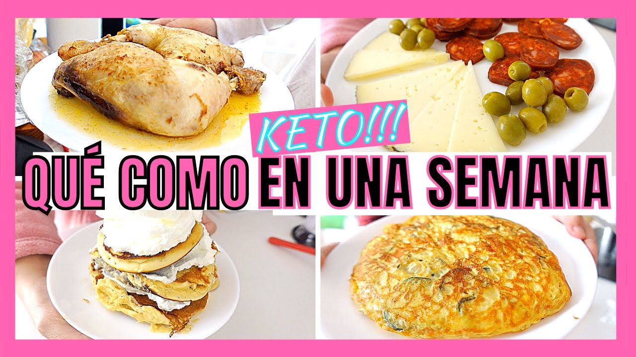 🥞 Que COMO en una SEMANA KETO 2021 🥒 RECETAS KETO 🧀  DIETA CETOGENICA MENU 7 DIAS 🥖