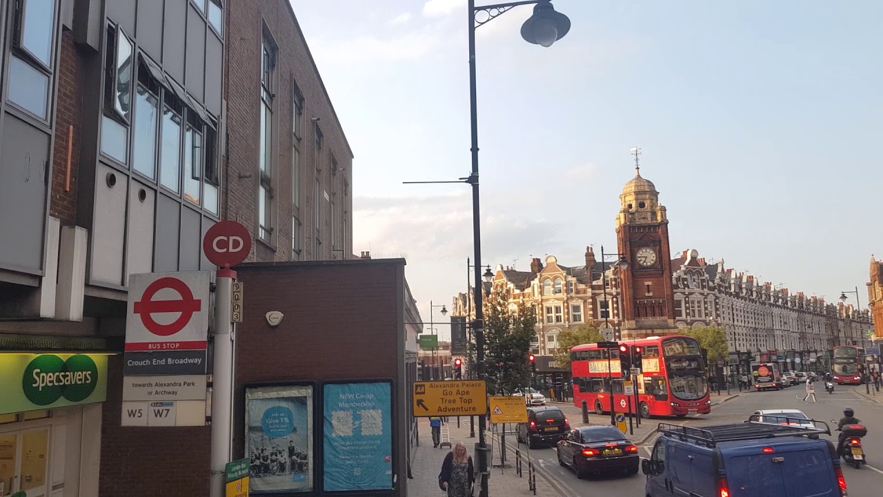 London W7 Full Route Journey Visual- Finsbury Park to Muswell Hill | LK12AUF VW1300