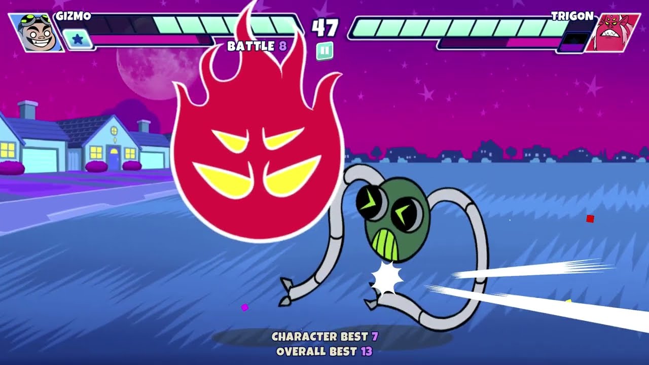 Гизмо ненавидит огонь - Юные Титаны: Прыжок в бой 2 [Игры от Cartoon Network]