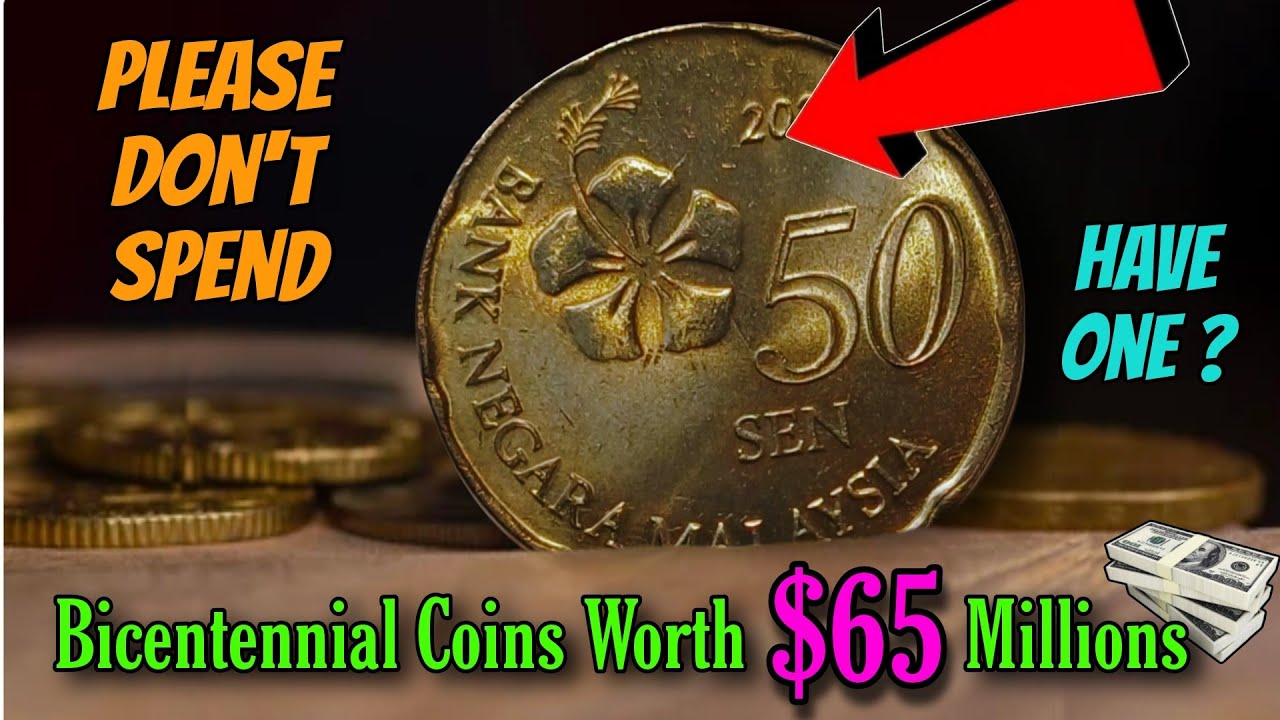 Most Valuable Rare Malaysian 50 Sen Worth Million-Dollars Today's Market, Bicentennial, Value+Review