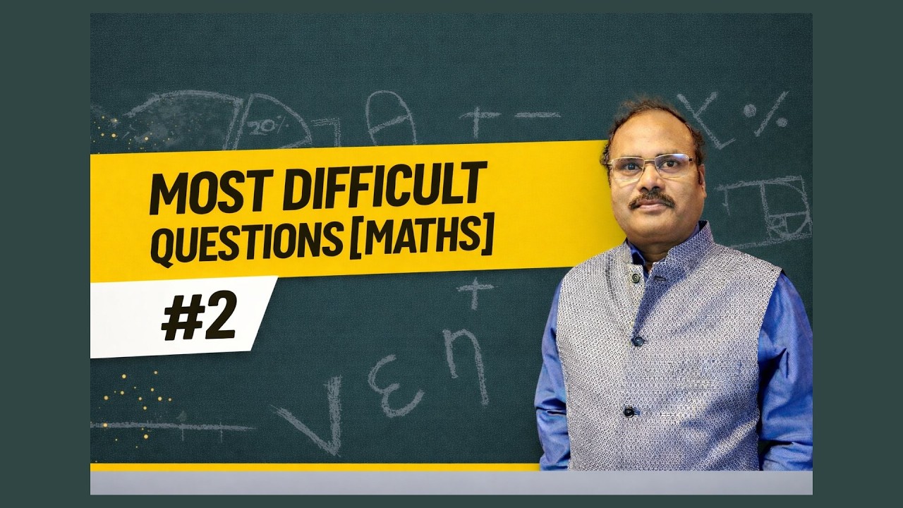 JEE Mains 2026 Must Do Problems With Concept Explanations #2 | Matrices | SK Goyal