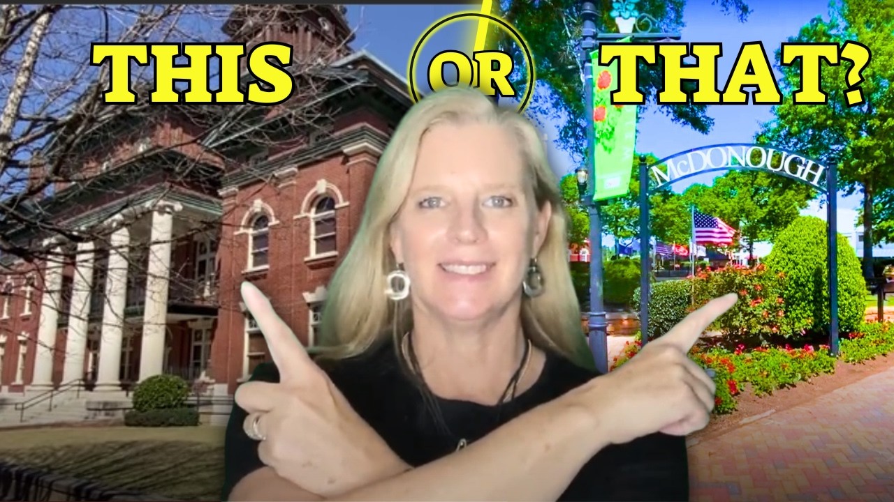 Can’t Pick? The TRUTH About Newnan, GA vs McDonough, GA in 2025