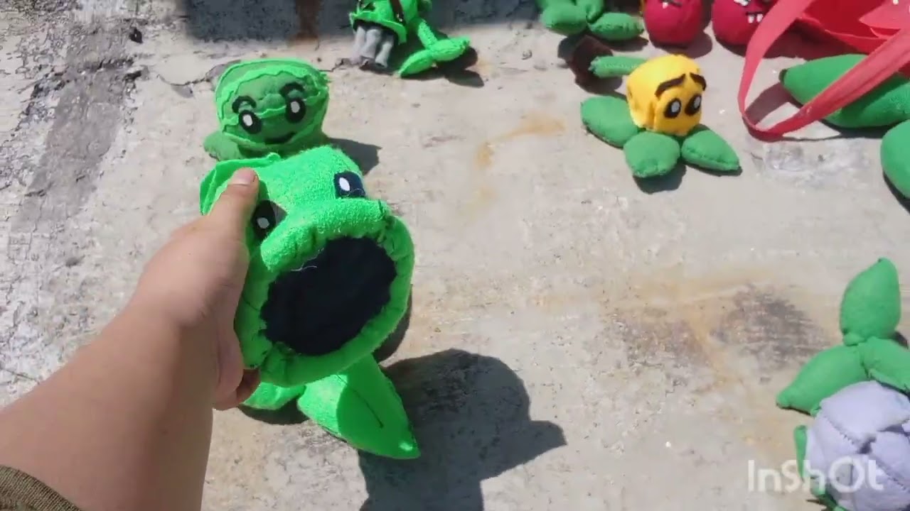 Plantas vs zombies en peluche “El tejado