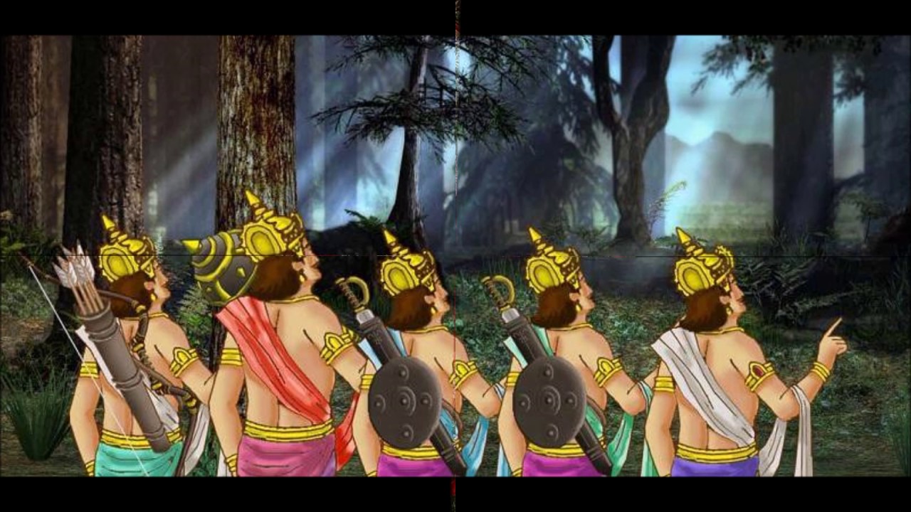 Mahabharata 27  Escape from Lakshagriha लाक्षग्रिह   Part A  Rajendra Tando videos   My Movie