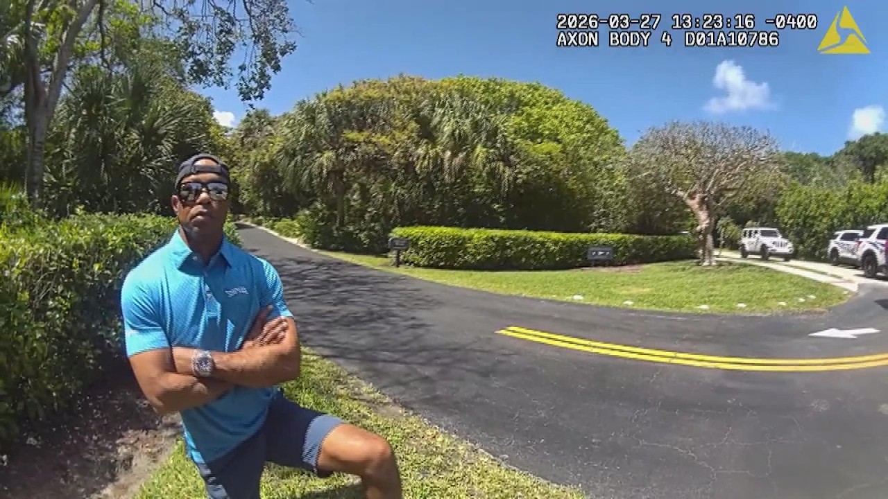 Body Cam Footage Released of Tiger Woods' Arrest