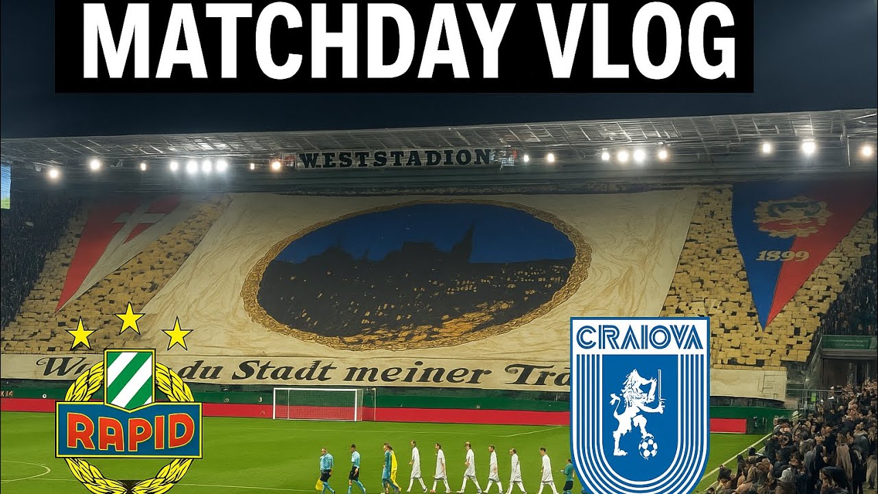 SK Rapid 0:1 Universitatea Craiova | Conference League | Stadionvlog 