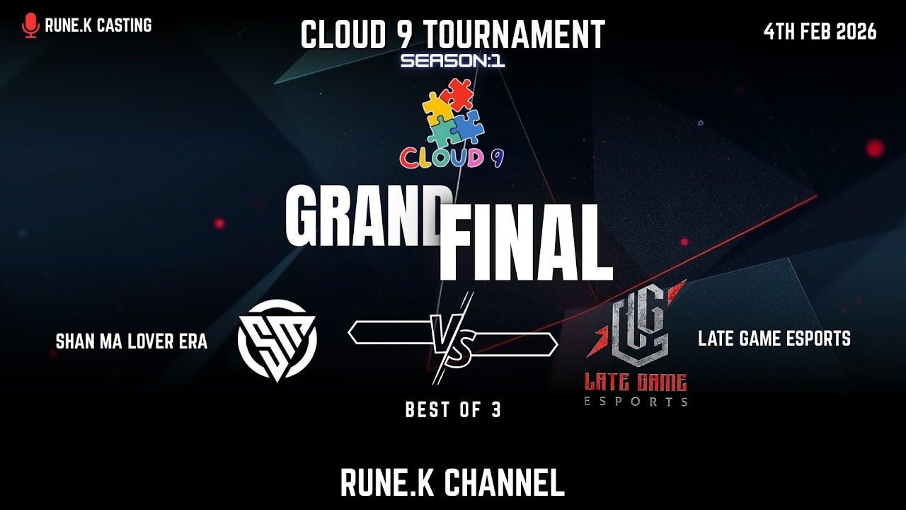 Cloud 9 Tournament Season:1 - Grand Final (Bo3) | Live Casting