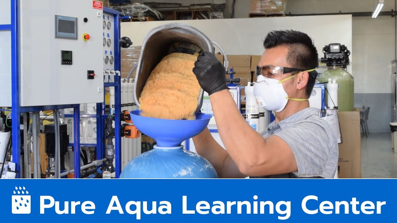 Resin Media Loading - Pure Aqua Learning Center