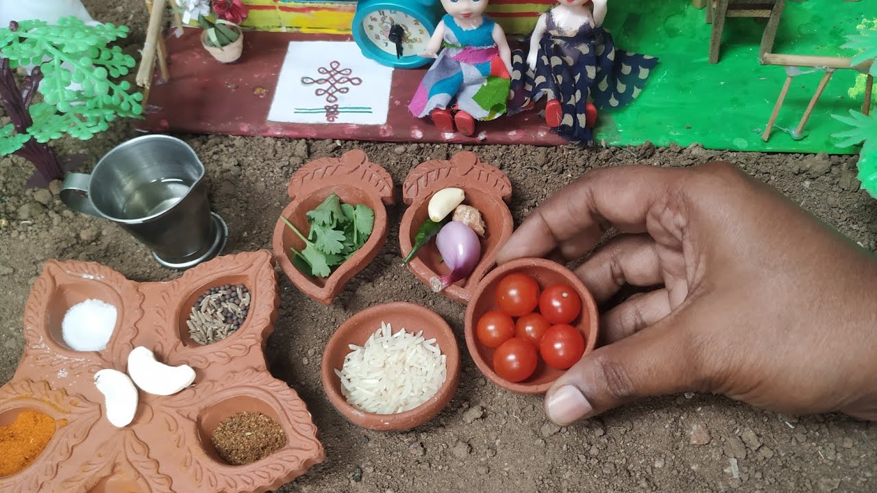 Miniature tomato rice | how to make tomato rice
