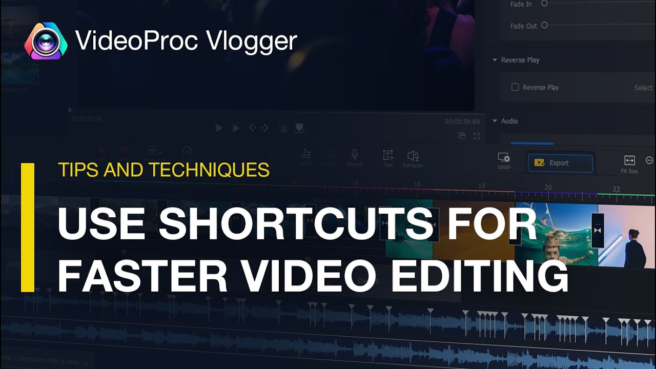 Keyboard Shortcuts EXPLAINED in VideoProc Vlogger | The Secrets to SPEEDY EDIT