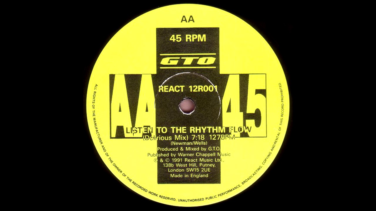GTO - Listen To The Rhythm Flow (Delirious Mix)