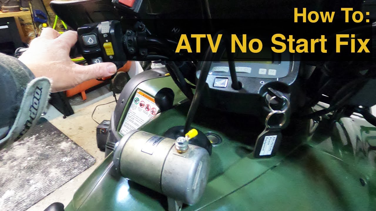 How To Troubleshoot and Fix an ATV Starter that wont turn over