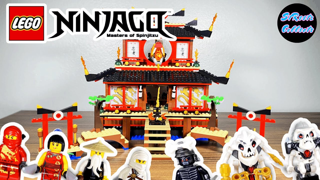 Lego NINJAGO Set 2507 Fire Temple Review (2011)