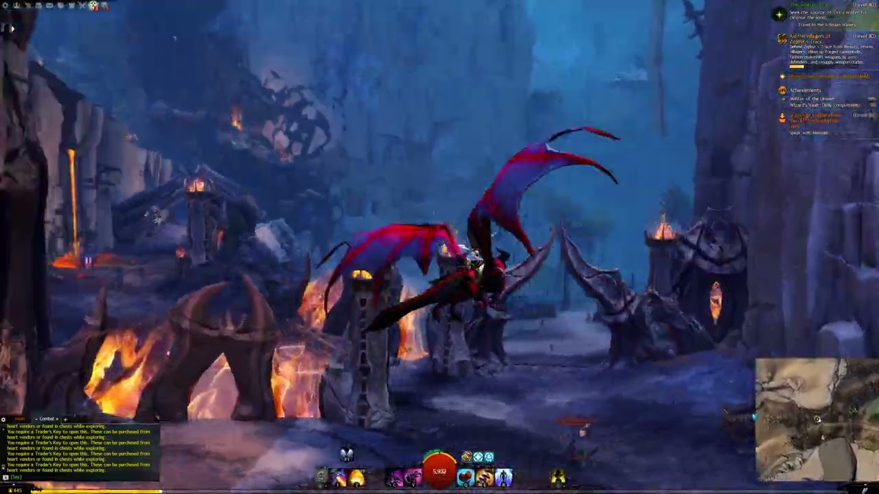 Guild Wars 2 2026 - Looking for Orichalcum nodes (PoF content area)