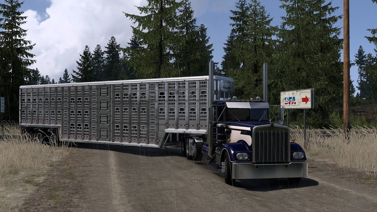 Bull Haulin Johnny Cash 359 Ext Hood PETERBILT #AMERICANTRUCKSIM#JOHNNY#CASH#PETERBILT#BULLHAULER#PC