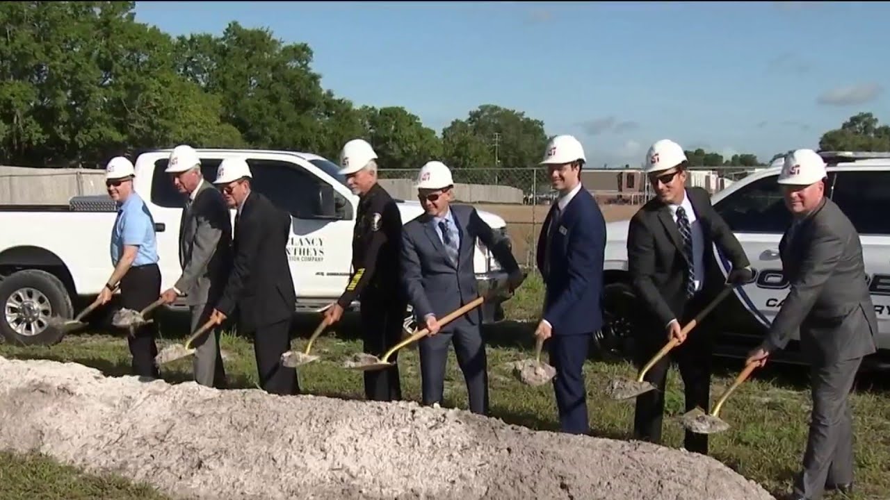 Casselberry crews break ground on new police headquarters