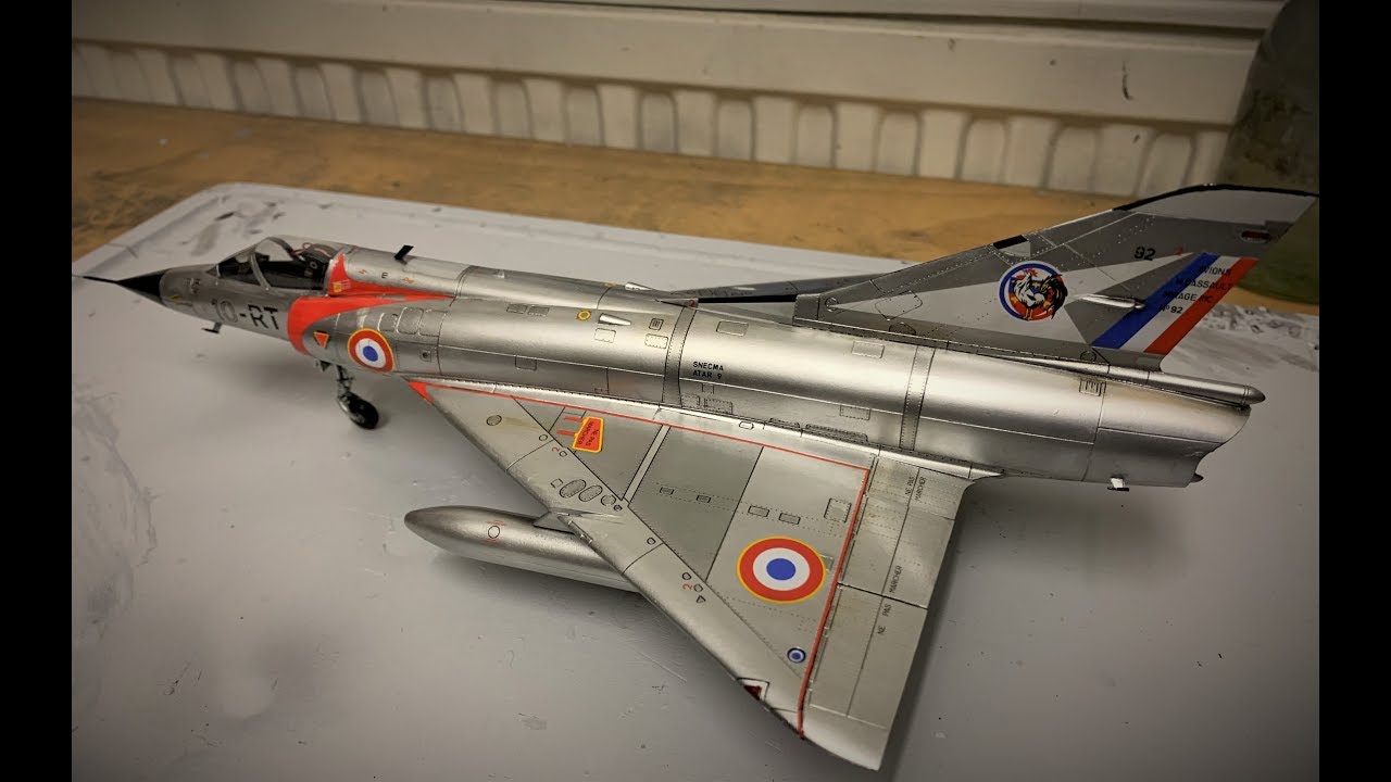 Mirage IIIC using AK Xtreme Metals (1/48 Scale)