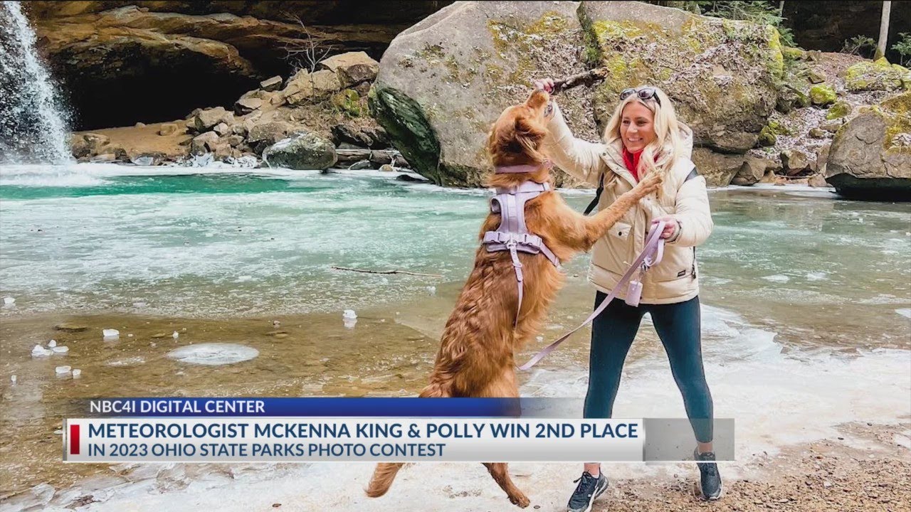 Meteorologist McKenna King and Polly win 2nd place